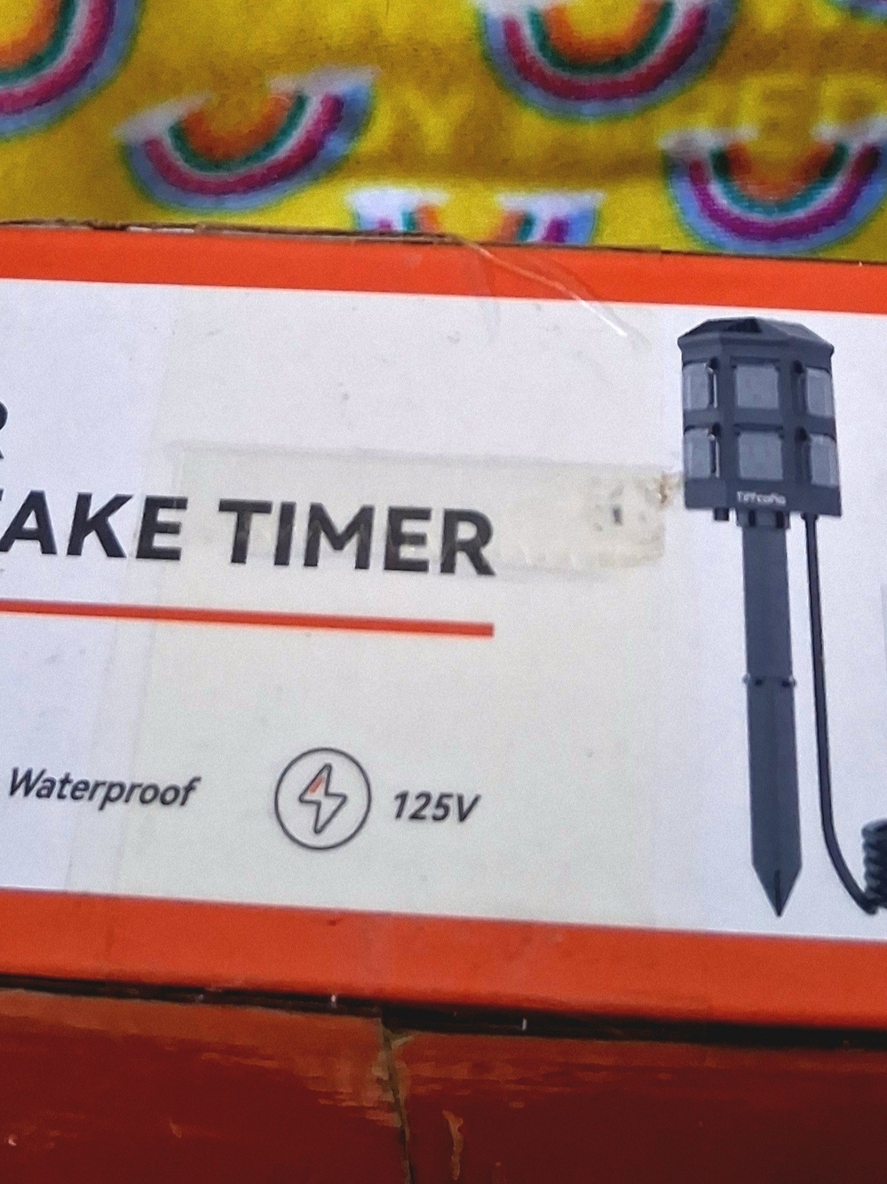 Outdoor Stake Timer - Black